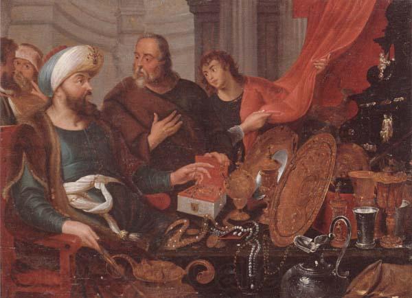 unknow artist Croeseus showing Solon his Riches